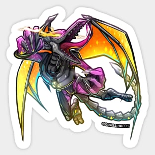 Mecha Dragon Pirate Bad Guy Sticker